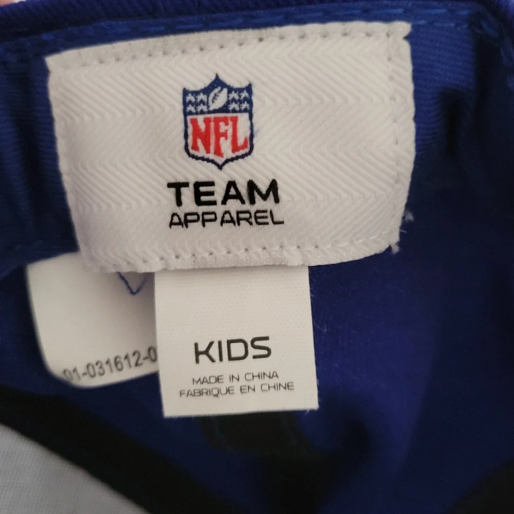 NFL Indianapolis Colts Hat Kids Adjustable Blue Embroidered Baseball Cap Toddler